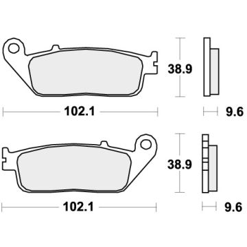 SBS 700HF BRAKE PADS ORGANIC