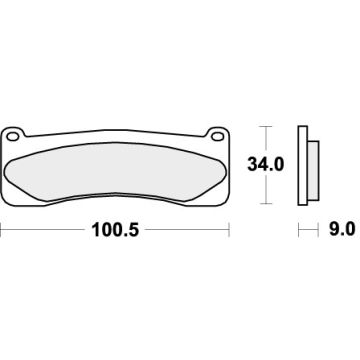 SBS 707RST BRAKE PADS SINTER SPORT