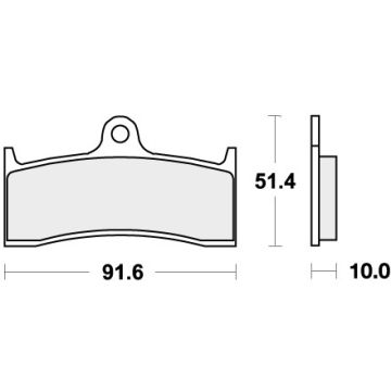 SBS 729HS BRAKE PADS SINTER
