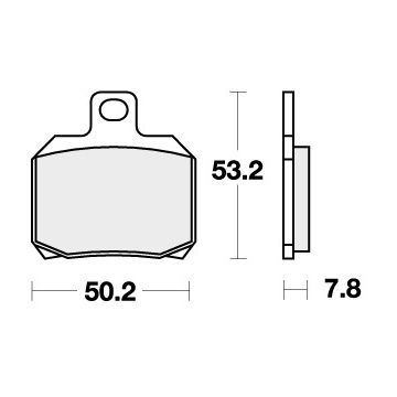 SBS 730LS BRAKE PADS SINTER