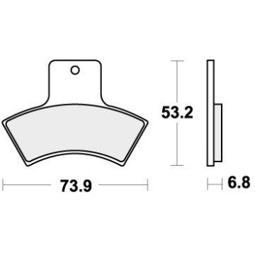 SBS 755ATS BRAKE PADS SINTER
