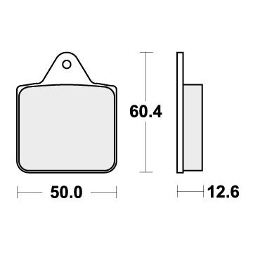 SBS 756SI BRAKE PADS SINTER