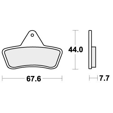 SBS 758ATS BRAKE PADS SINTER