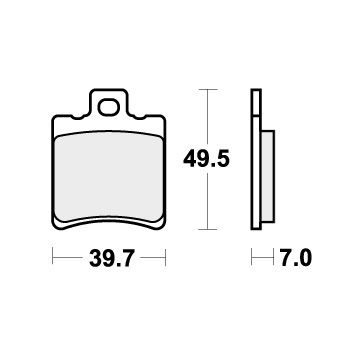 SBS 771HS BRAKE PADS SINTER