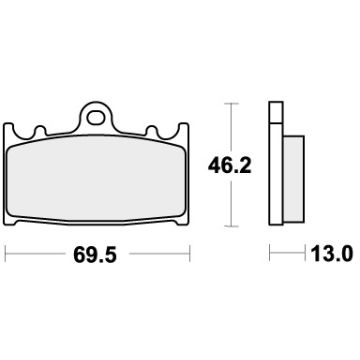 SBS 789LS BRAKE PADS SINTER