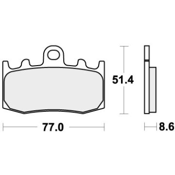SBS 796RST BRAKE PADS SINTER SPORT