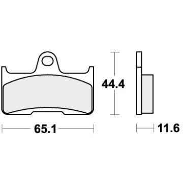 SBS 799RSI BRAKE PADS SINTER RACING