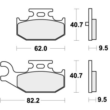 SBS 816SI BRAKE PADS SINTER