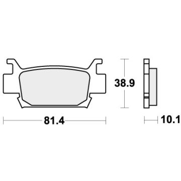 SBS 829SI BRAKE PADS SINTER