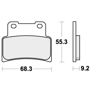 SBS 844RST BRAKE PADS SINTER SPORT