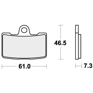 SBS 856DS-1 BRAKE PADS SINTER RACING