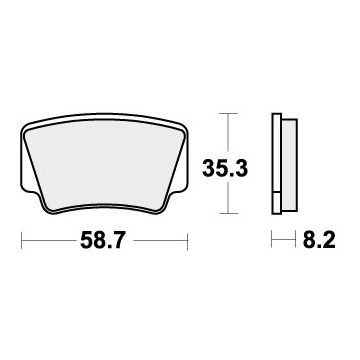 SBS 867SI BRAKE PADS SINTER