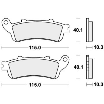 SBS 880LS BRAKE PADS SINTER