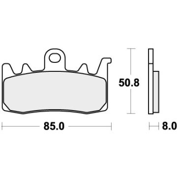 SBS 900DS-2 BRAKE PADS SINTER RACING