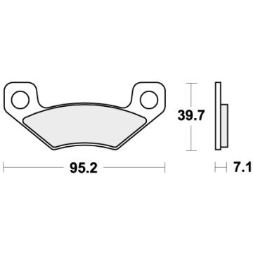 SBS 908RSI BRAKE PADS SINTER RACING