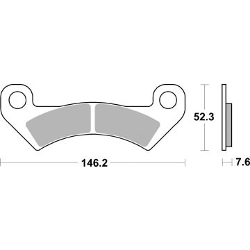 SBS 912ATS BRAKE PADS SINTER