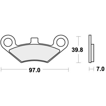 SBS 914RSI BRAKE PADS SINTER RACING