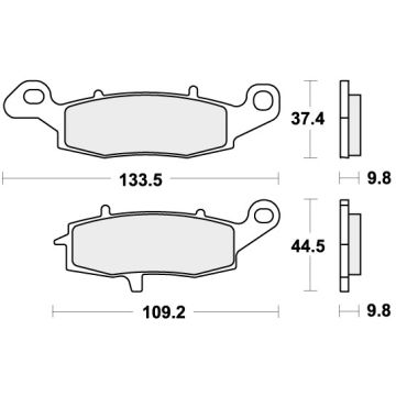 SBS 920LS BRAKE PADS SINTER