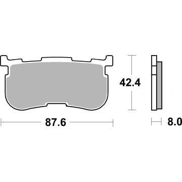SBS 923H.LS BRAKE PADS SINTER