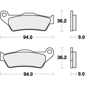 SBS 924H.LS BRAKE PADS SINTER