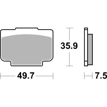 SBS 941LS BRAKE PADS SINTER