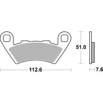 SBS 944HS BRAKE PADS SINTER