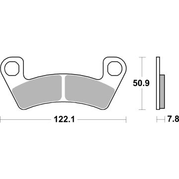 SBS 946RSI BRAKE PADS SINTER RACING