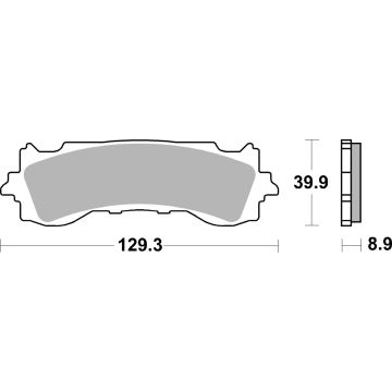 SBS 952HS BRAKE PADS SINTER