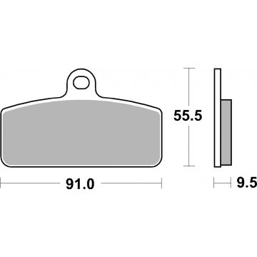 SBS 959PSI BRAKE PADS SINTER