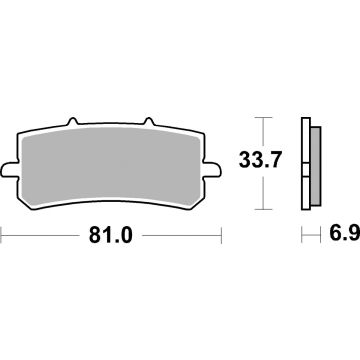 SBS 962RST BRAKE PADS SINTER SPORT