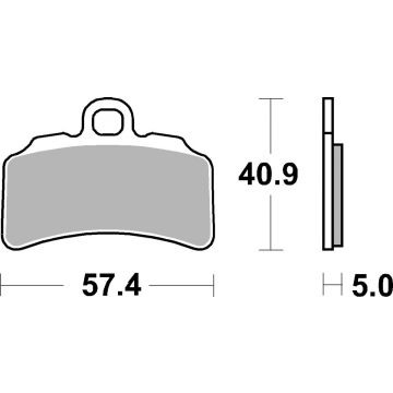 SBS 963RSI BRAKE PADS SINTER RACING