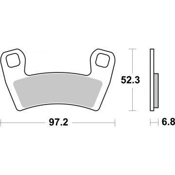 SBS 970PSI BRAKE PADS SINTER