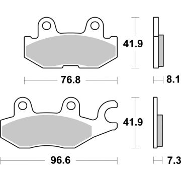 SBS 973PSI BRAKE PADS SINTER