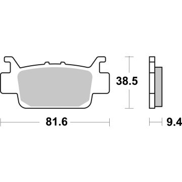 SBS 975RSI BRAKE PADS SINTER RACING