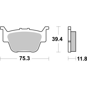 SBS 976RSI BRAKE PADS SINTER RACING