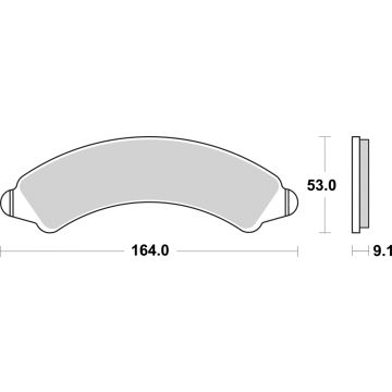 SBS 977SI BRAKE PADS SINTER