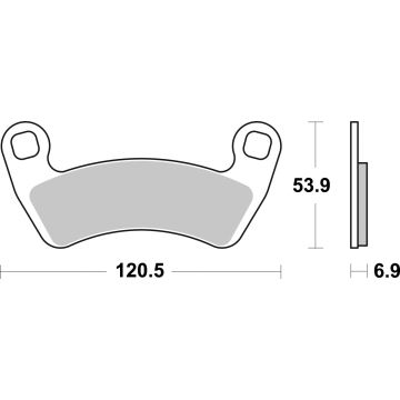 SBS 978PSI BRAKE PADS SINTER