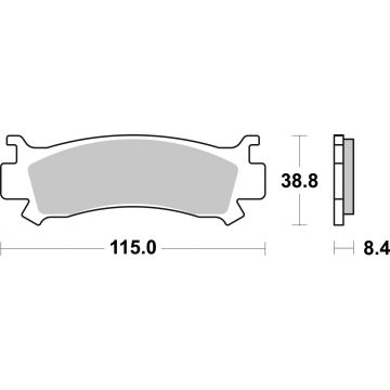 SBS 981SI BRAKE PADS SINTER