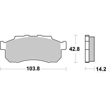 SBS 982SI BRAKE PADS SINTER