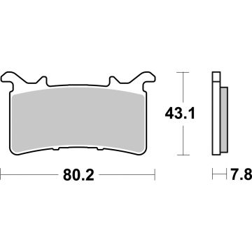 SBS 985RST BRAKE PADS SINTER SPORT