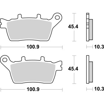SBS 991LS BRAKE PADS SINTER
