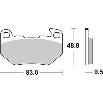 SBS 993H.LS BRAKE PADS SINTER