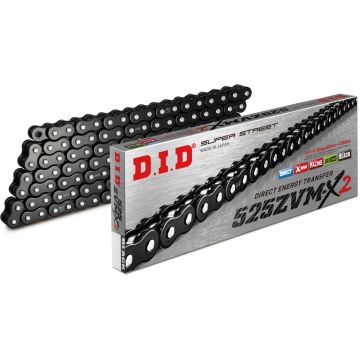 DID 525ZVM-X2 BLACK&BLACK, 120 ZJ RIVET