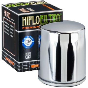HIFLO OIL FILTER, HF170C CHROME